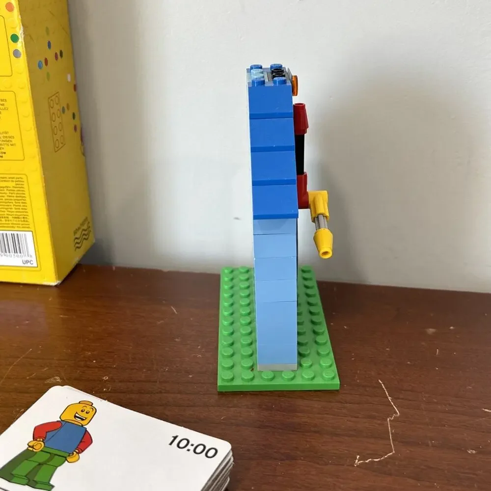 LEGO Time Teacher Constructible Clock Activity Card 24 Cards (9005008) READ